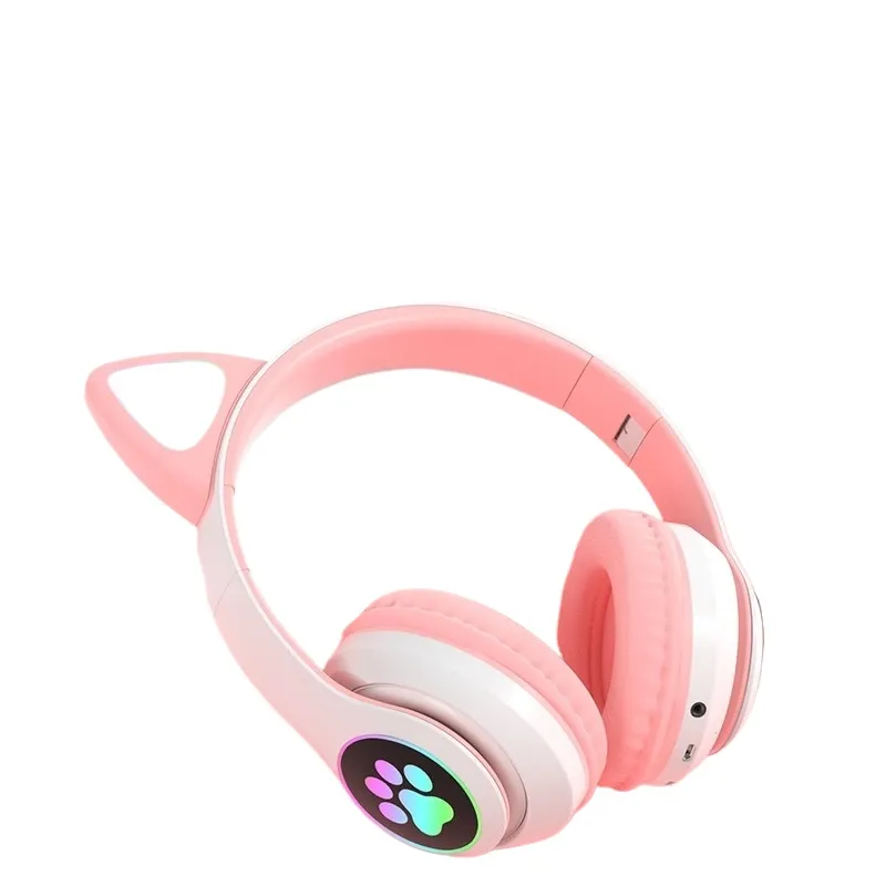 Cat Ear Bluetooth Headset Led - Kedi Kulaklı Bluetooth Kulaklık Kablosuz Gürültü