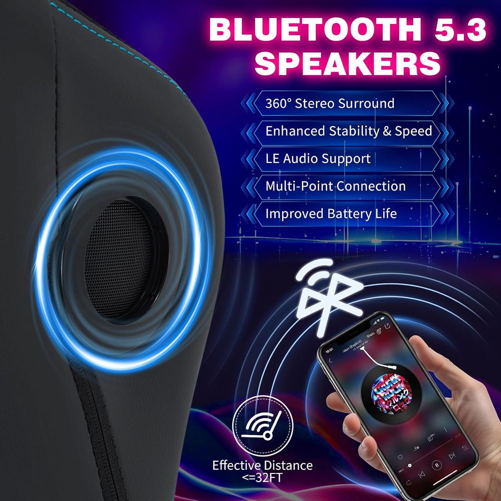 LED Işıklı Hoparlörlü Masajlı  - Speakers incelemesi ve fiyatı