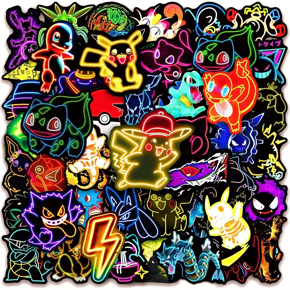 100 adet Neon Pokémon Sticker' - Laptops incelemesi ve fiyatı